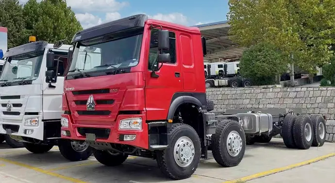 Howo 8×4 Dump Truck Chassis
