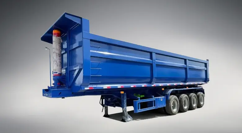 Sinotruk Howo 4 Axle Dump Trailer Truck