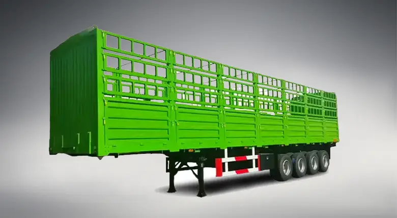 Sinotruk Howo Animal Transport Fence Semi Trailer