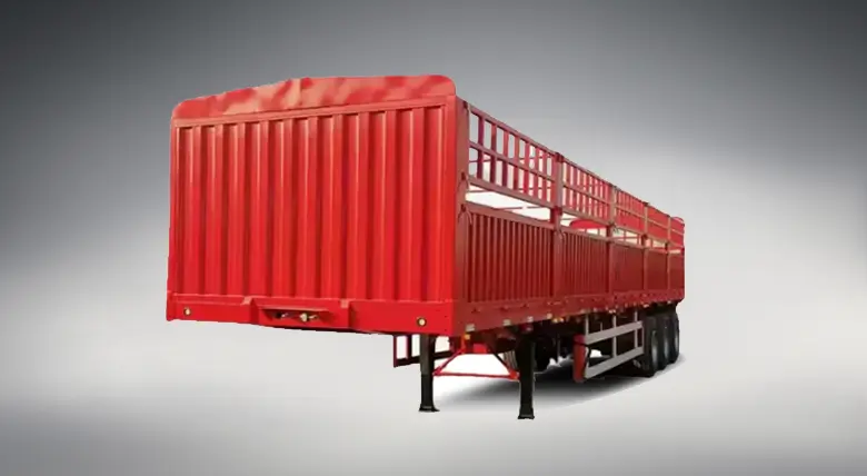 Sinotruk Howo Fence Cargo Semi Trailer
